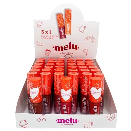 Blush Batom E Sombra 3X1 Melu – Ruby Rose