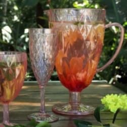 Jarras Cristal Abacaxi e Diamond de plástico