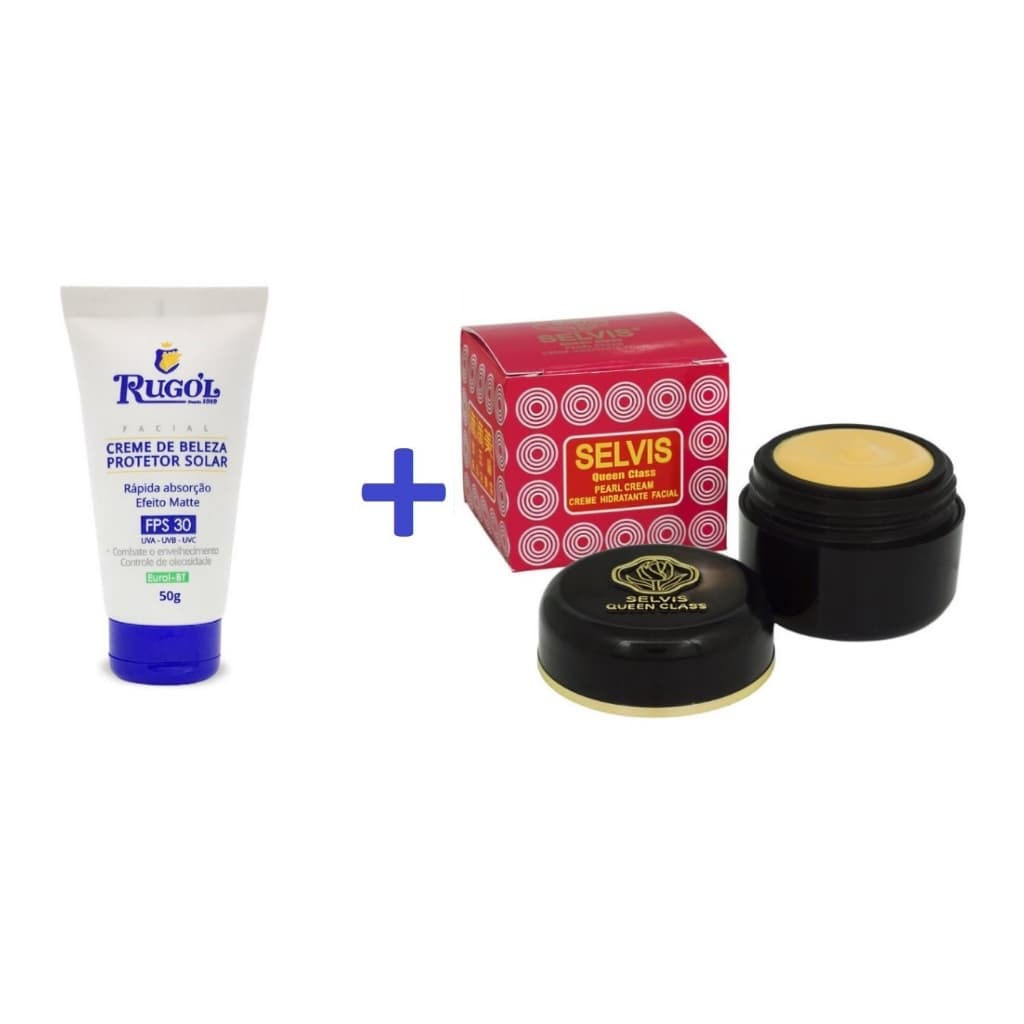 UMA UNIDADE RUGOL FPS30 (50ML ) + UMA UNIDADE CREME SELVIS (15 GRAMAS ) - RUGOL