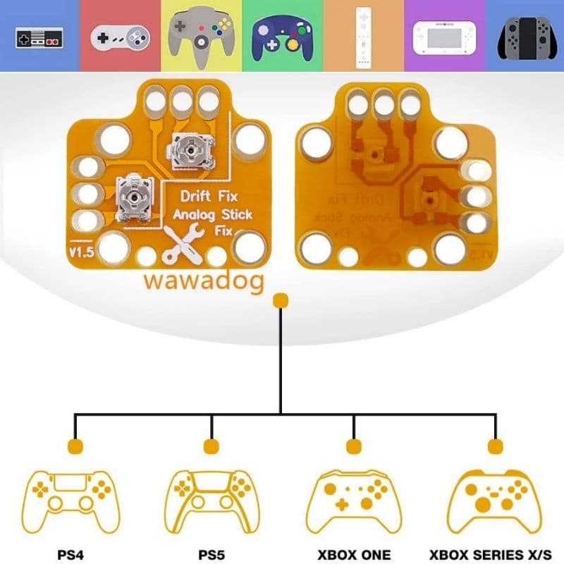 DRIFT FIX REPARADOR DE ANALÓGICO PARA CONTROLE XBOX ONE XBOX ONE S E SÉRIES X, PS4 PS5 NINTENDO SWITCH