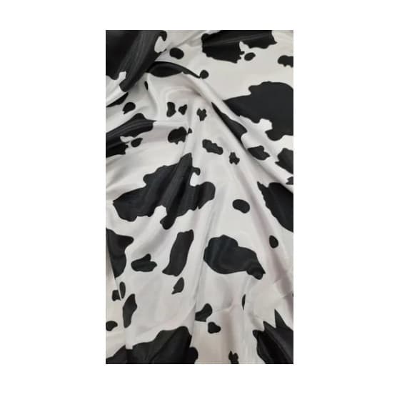 Tecido Velboa Pelúcia Estampado Vaca Pêlo Baixo 1,5x1,50m