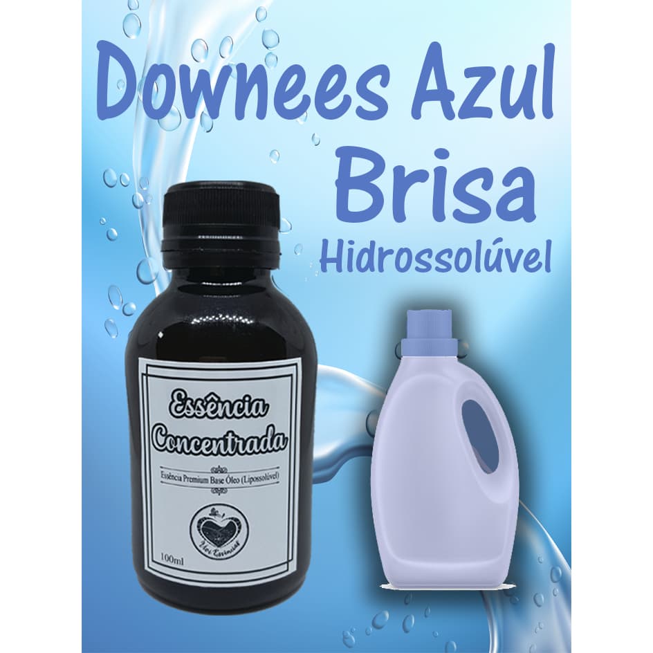 HS Essência Downees Azul Brisa Hidrossolúvel Umidificador Difusor Elétrico Água de Lençol