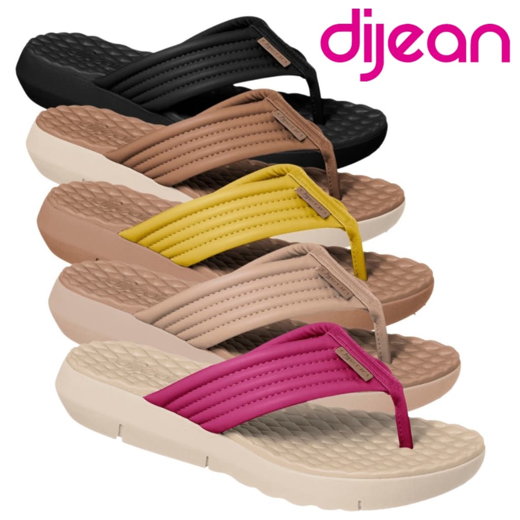 Sandalia Chinelo de Dedo Dijean Original Feminino Esporao Fascite Ortopedica Casual Conforto EVA Rasteirinhaa