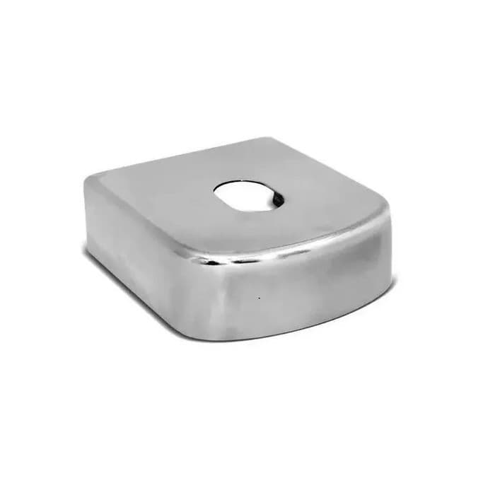 Capa Acabamento  Para Engate Inox Capa de Reboque Cromada 90mm ENVIO IMEDIATO.