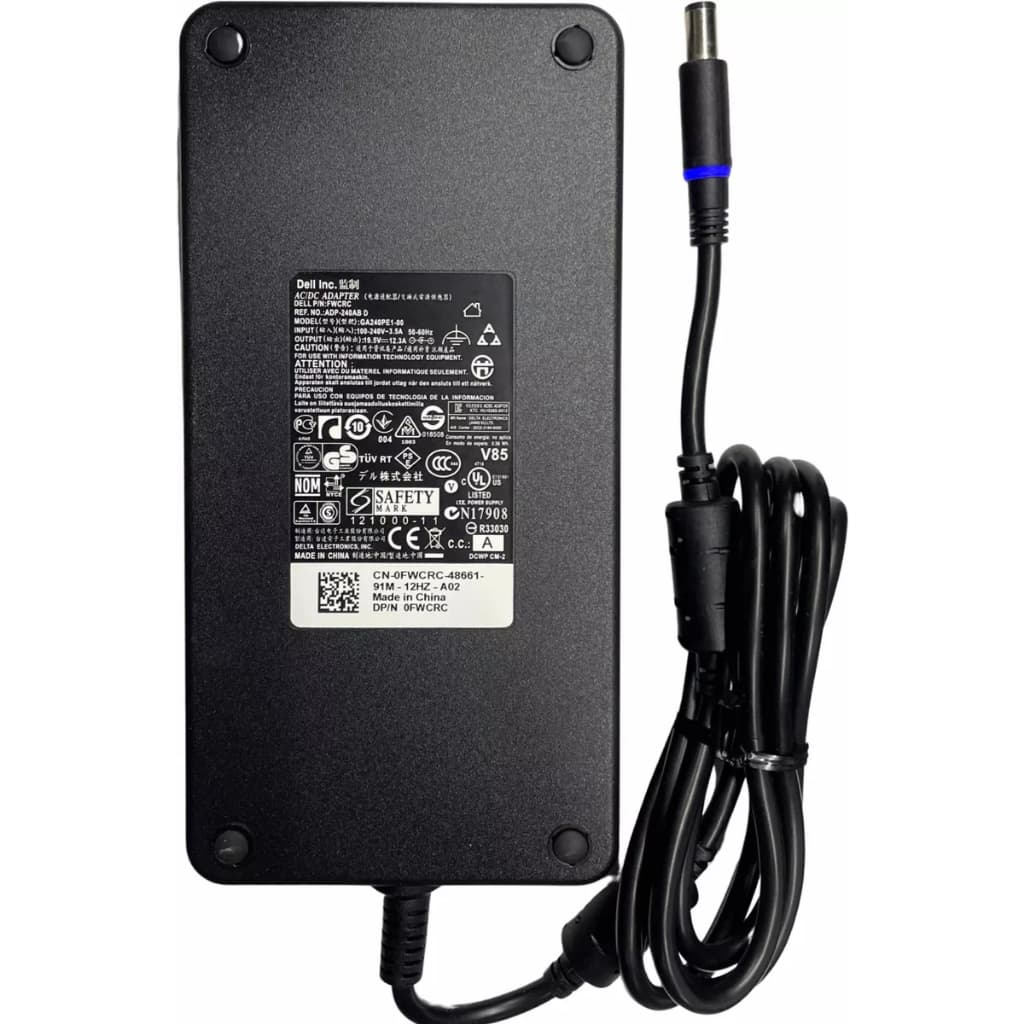 Carregador Fonte Original Dell G3 G5 G7 G15 Gamer 240w 12.3a