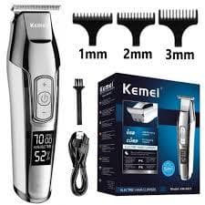 Máquina De Cortar Cabelo Barba E Acabamento Profissional  Kemei 5027 Aparador de pelos Bivolt Original