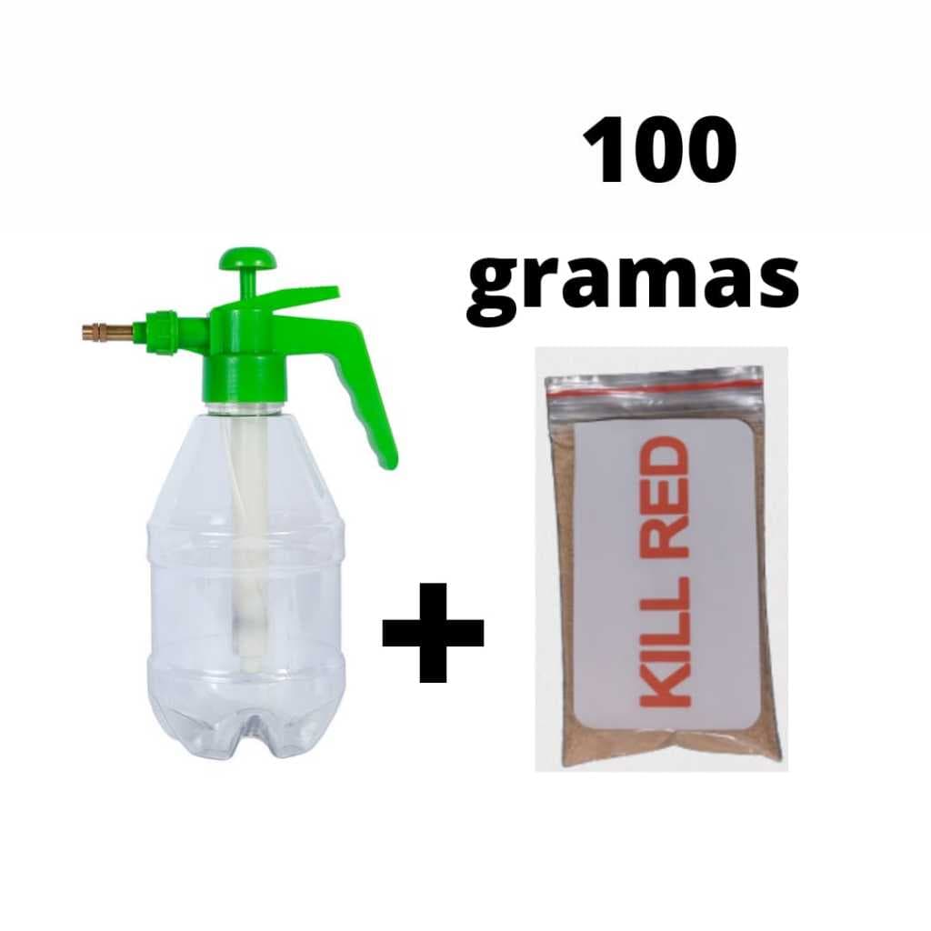 kill red 100 gramas original + borrifador 1.5 litros