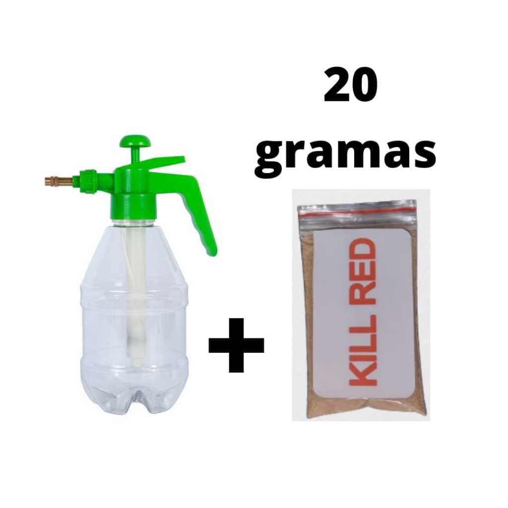 kill red 20 gramas original + borrifador 1.5 litros