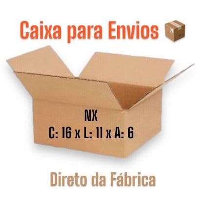 Kit Caixas De Papelão para Mini Envios 16x11x6