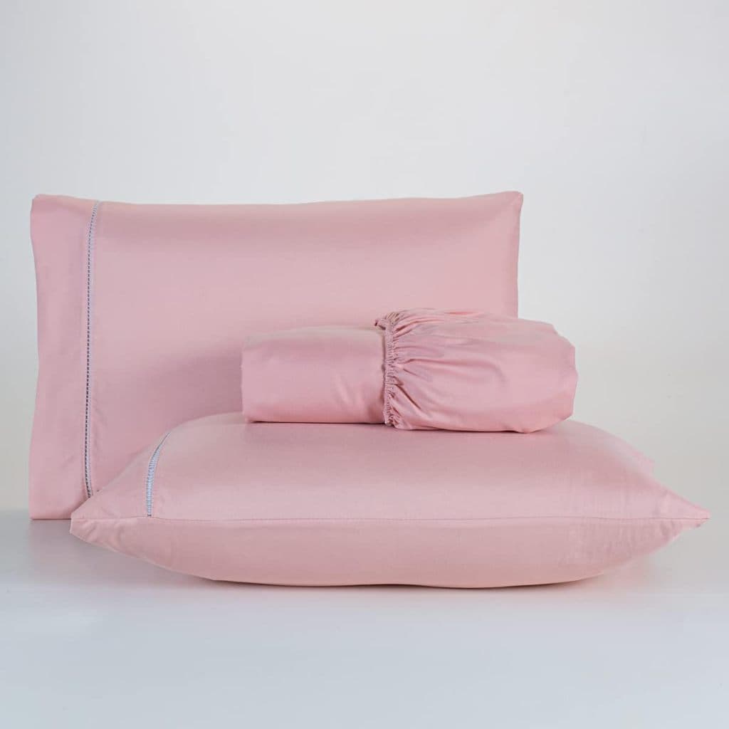 Jogo de Cama Micro Percal Casal 3 Peças Rose