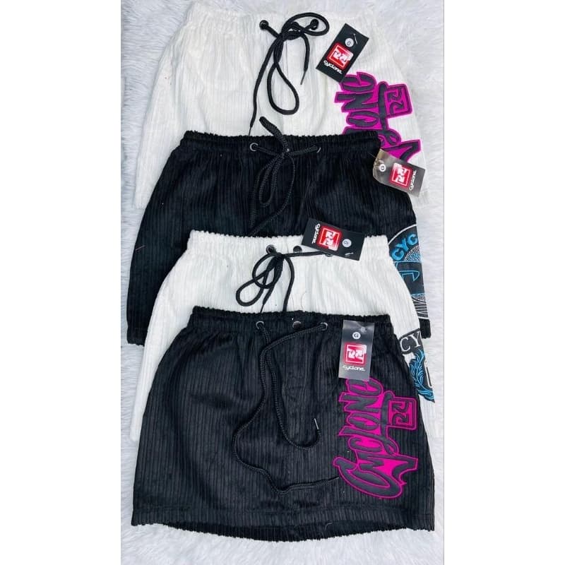 Saia da Cyclone Feminina Veludo Premium Moda Gringa
