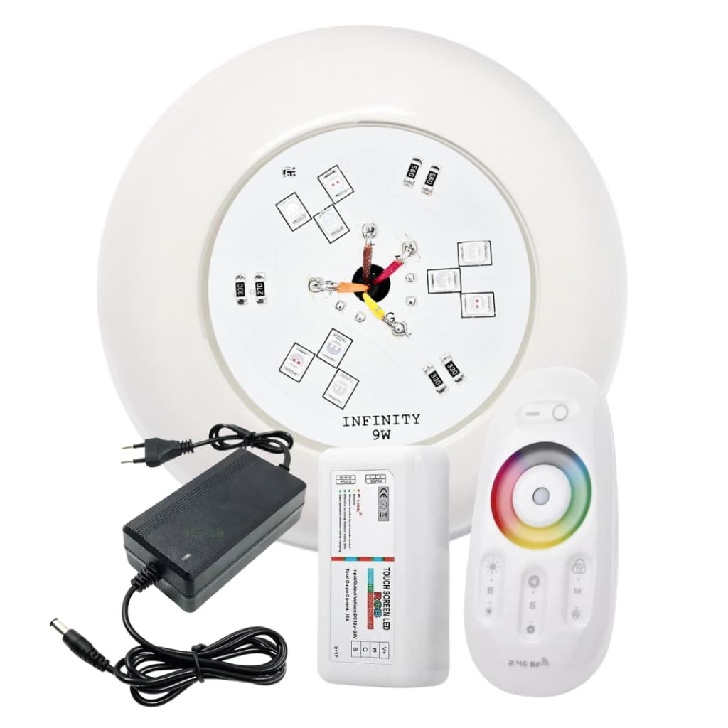 Kit Ilum Piscina 1 Super Led 9w ABS (modelo Novo) + Touch