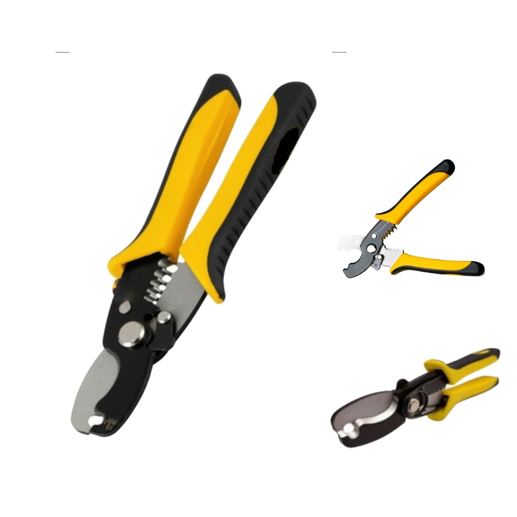 Alicate Pro De Corte Desencapador 7pol Para Fios E Cabos