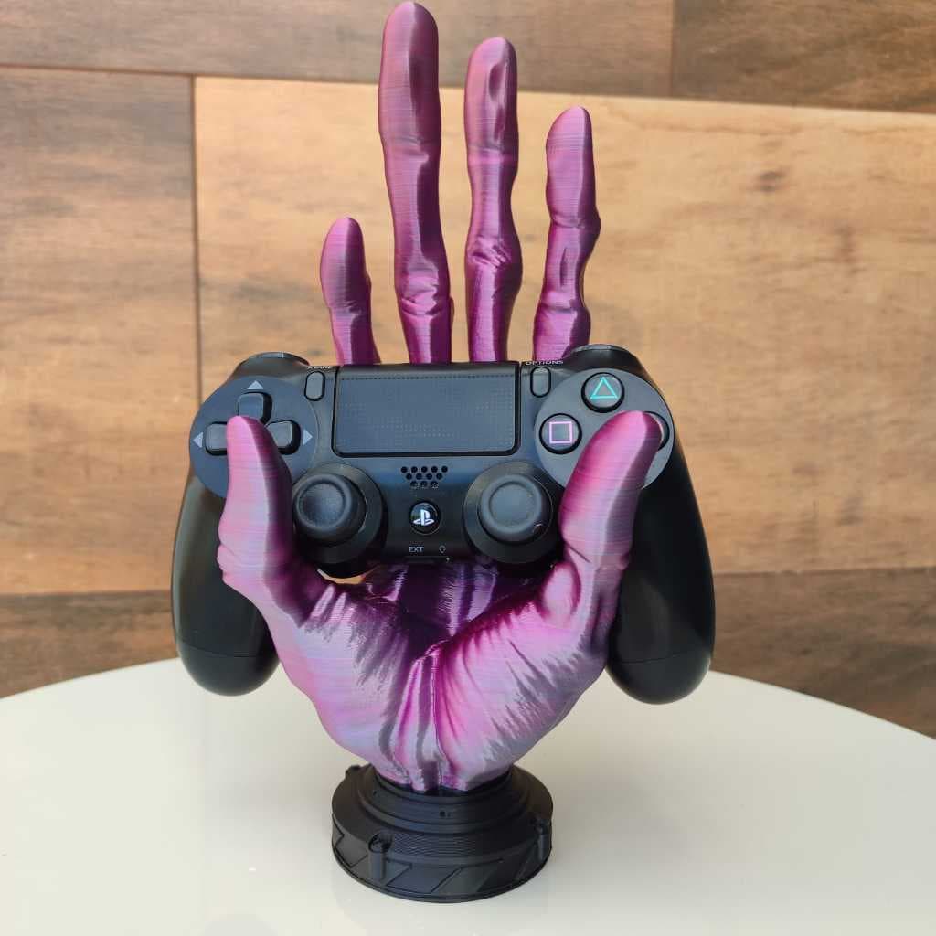 Suporte Para Controle PS4 / PS5 / Xbox Mão Alien - Impressão 3D