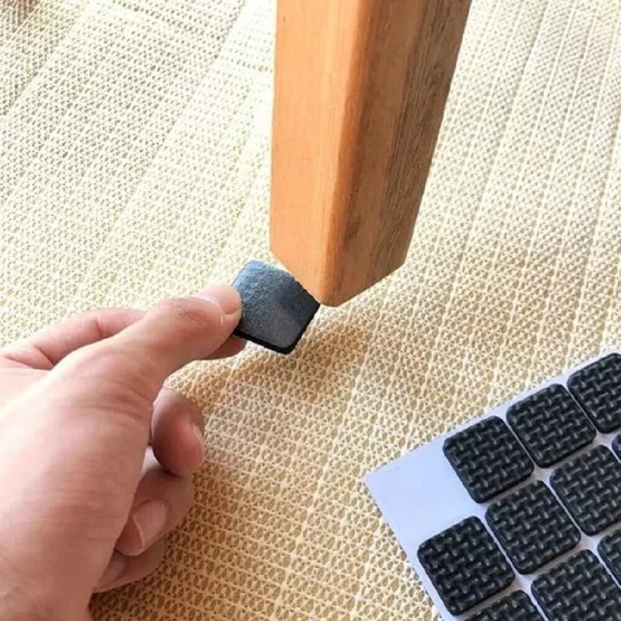 Protetor Adesivo Pé Sofá Cadeira Mesa 32 Peças 2x2 Cm