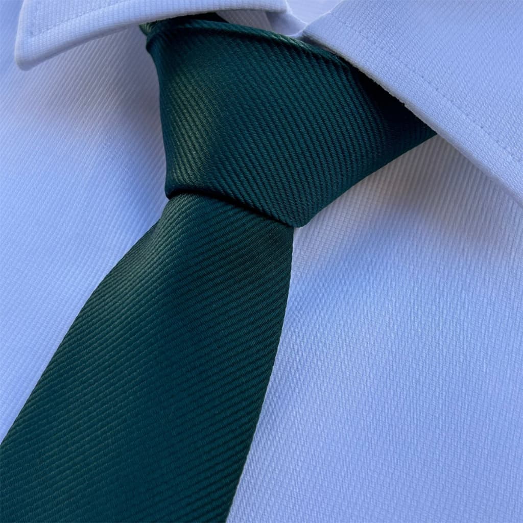 Gravata Verde Esmeralda Musgo Slim e Semi Slim Masculina Social Para Padrinhos de Casamento