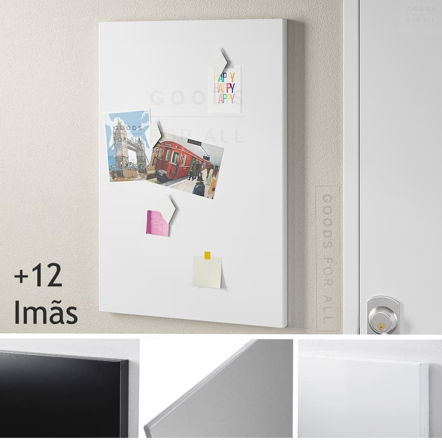 Mural De Fotos Com 12 Imãs Quadro De Avisos De Recados