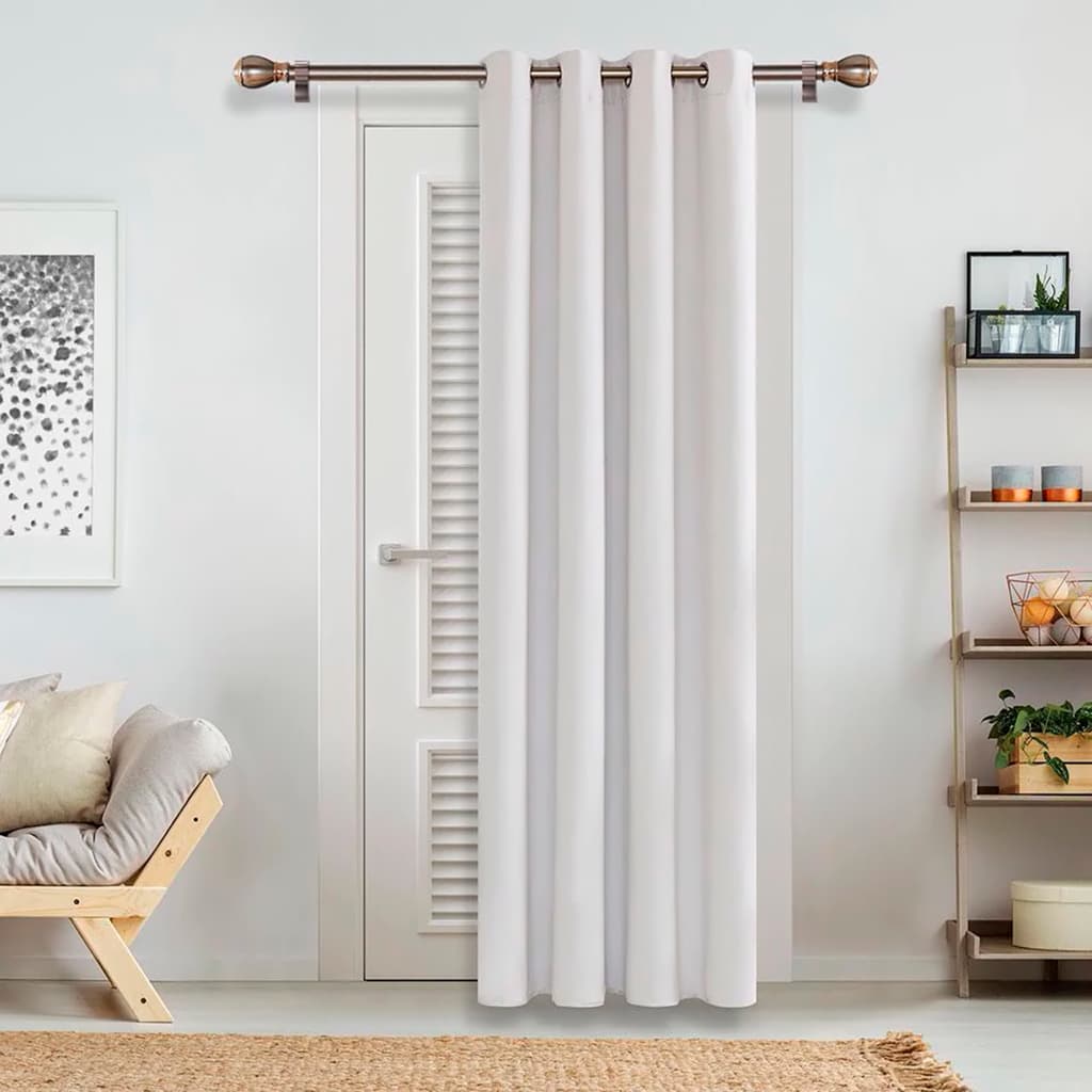 Cortina Sala/Quarto 1,50 x 2,50 Folha Única Tecido Elegante Fácil Instalação