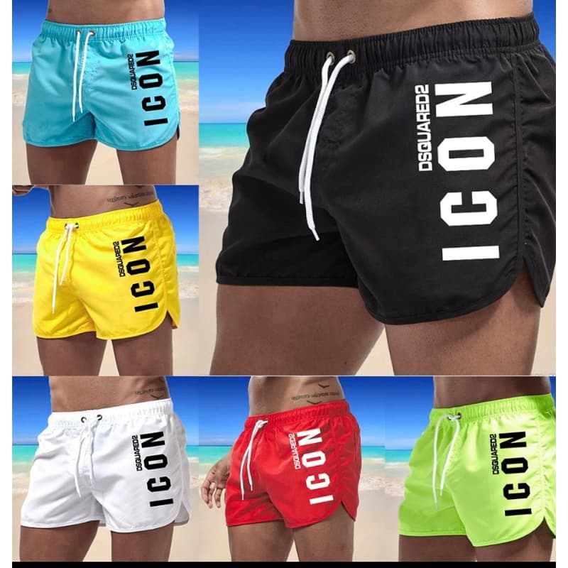 bermuda icom short praia piscina treino natação academia