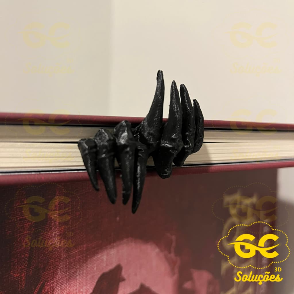 Marcador de Página para Livros Mão Terror - Vem 2 Unidades
