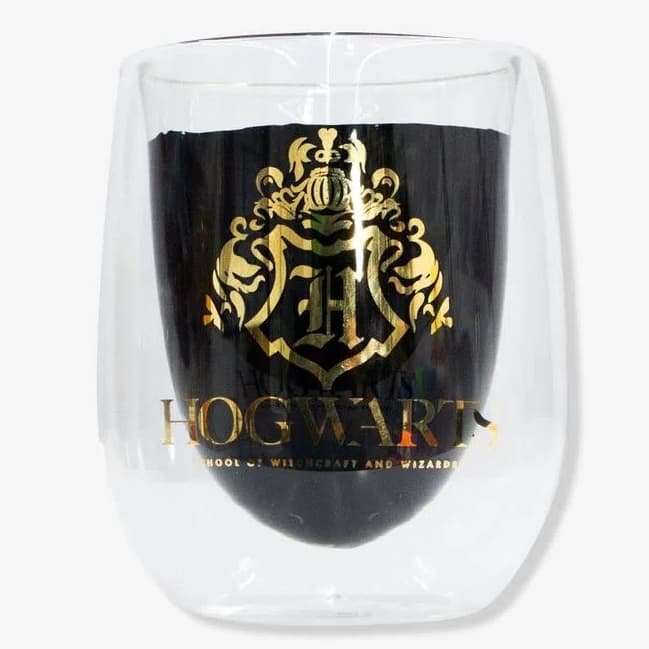 Copo 3D Hogwarts borossolicato  copo de vidro  250ml - Harry Potter