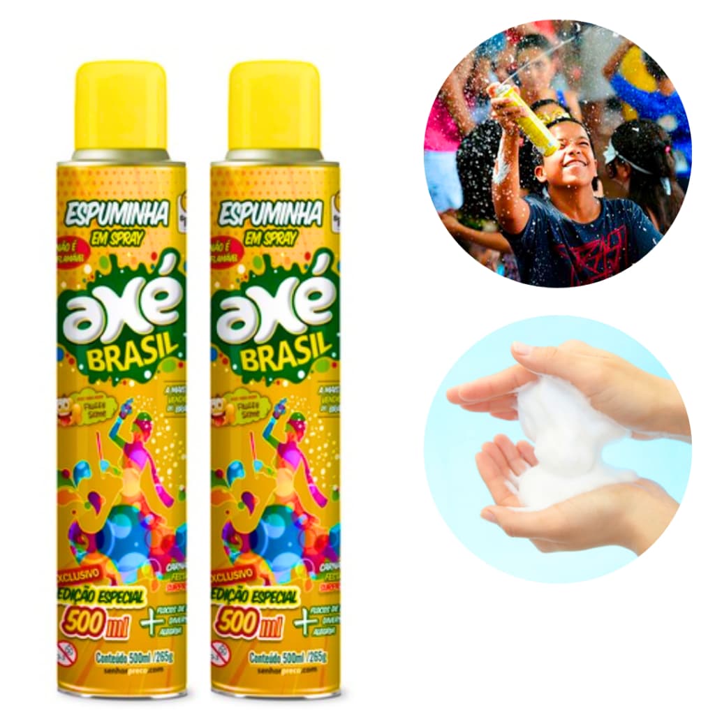 Espuminha Da Alegria Spray Axé Brasil Carnaval Festa Comemorações Edição Especial