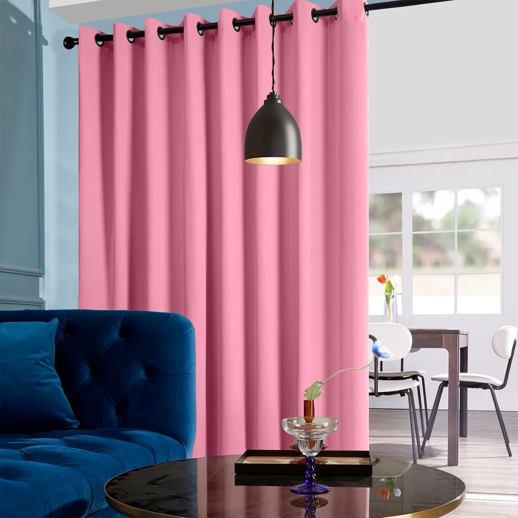 Cortina Semi-Blackout Sala e Quarto 6.00m x 2.80m - Rosa