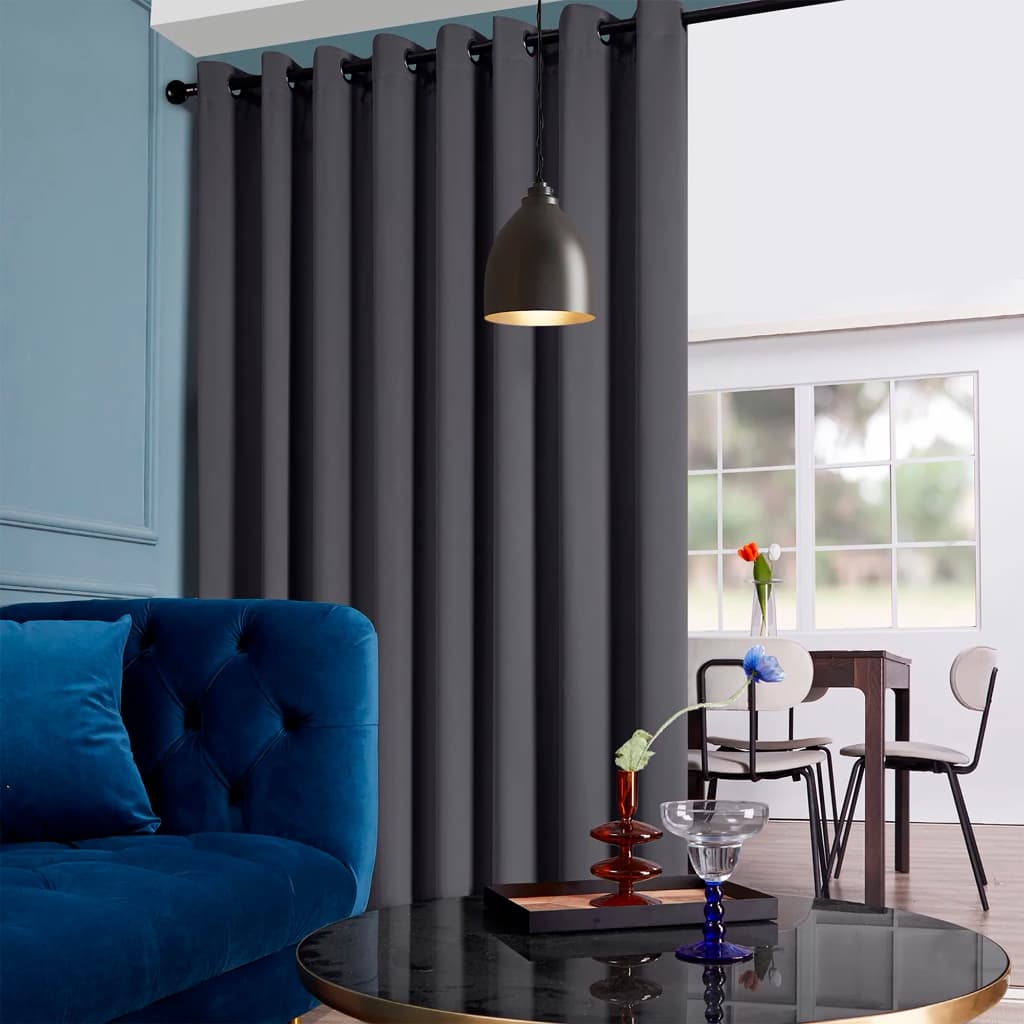 Cortina Semi-Blackout Sala e Quarto 6.00m x 2.80m - Cinza Chumbo