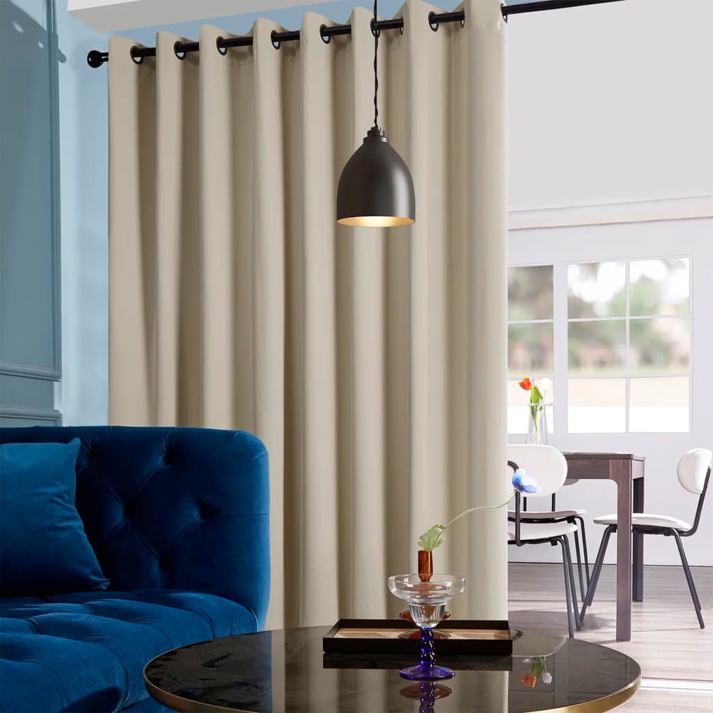 Cortina Semi-Blackout Sala e Quarto 6.00m x 2.80m - Creme