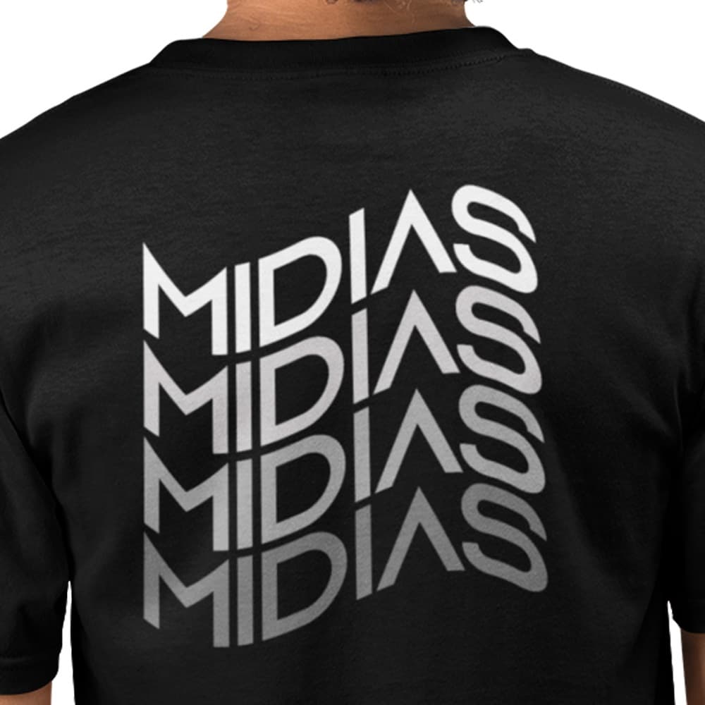 Camiseta de Algodão para Equipe de Midias Gospel Evangélico