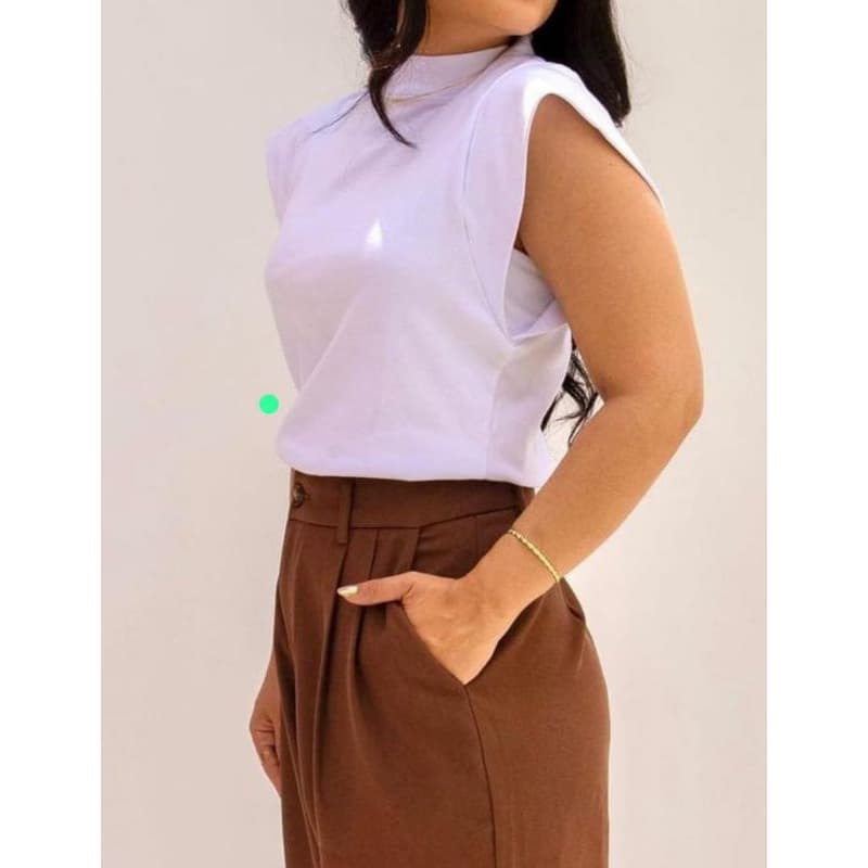Blusa estilosa muscle tee lisa