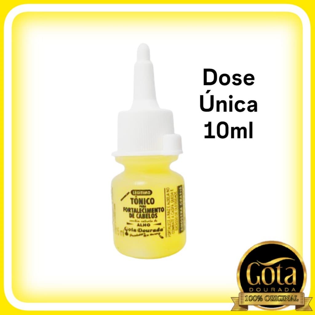 Tônico Capilar Alho Gota Dourada 15ml