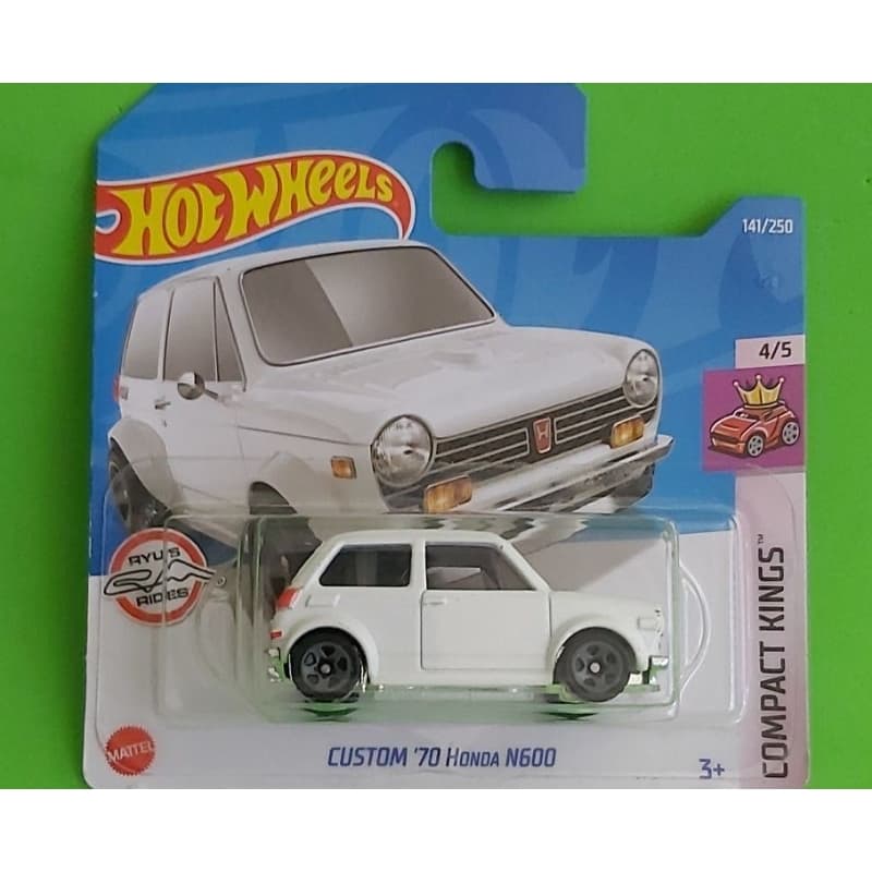 HOT WHEELS CUSTOM HONDA N600 LACRADO NA CARTELA NOVO