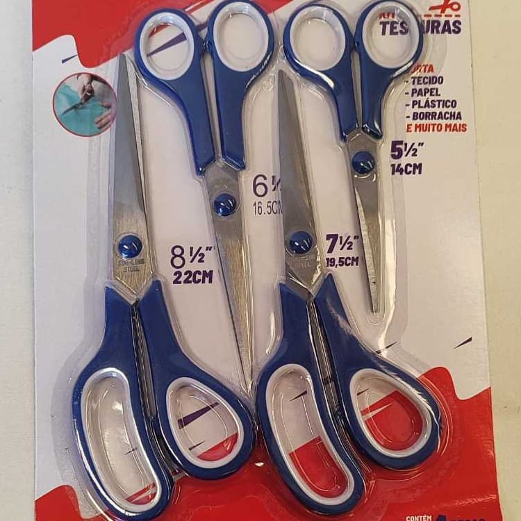 TESOURA CARTELA 4UND
