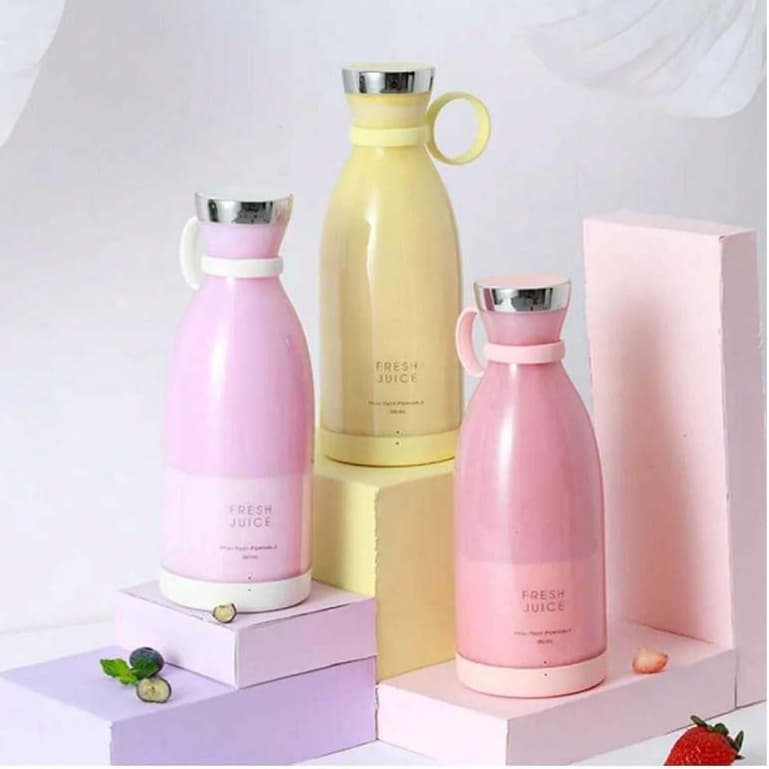 Liquidificador Elétrico Portátil Recarregável COPO 350ML Mixer Shake Misturador Garrafa Juicer academia