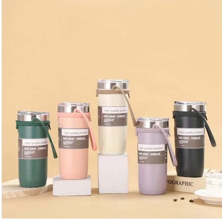 Copo Garrafa Térmica De Aço Tirante Inoxidável A Vácuo Com Isolamento Térmico Para Café/Canecas Tirante 710ML