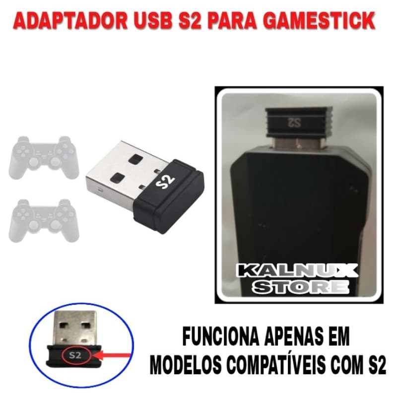 Receptor S2 Adaptador Dongle Receiver Controle sem fio USB Gamestick Gamepad para G10, G11 Pro, X2, X2+