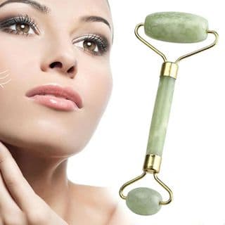 Rolo Rolinho Pedra De Jade Facial Massageador Anti Rugas