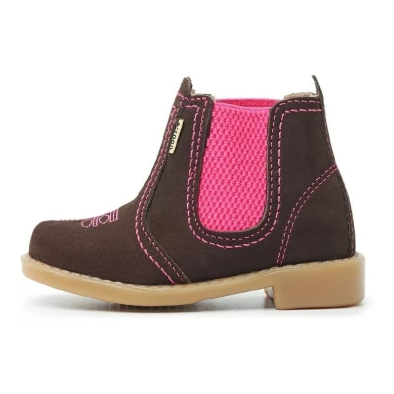 Botina Infantil Menina  Botinha Feminina em Couro Bota Moda Country Texana Pronto  Entrega Festa Junina