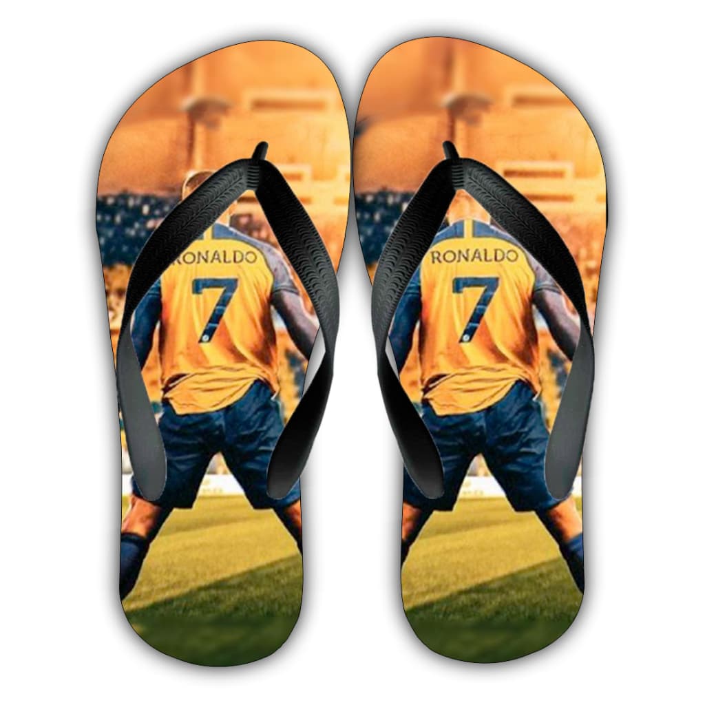 Chinelo Adulto e Infantil CR7 e Messi Lançamento
