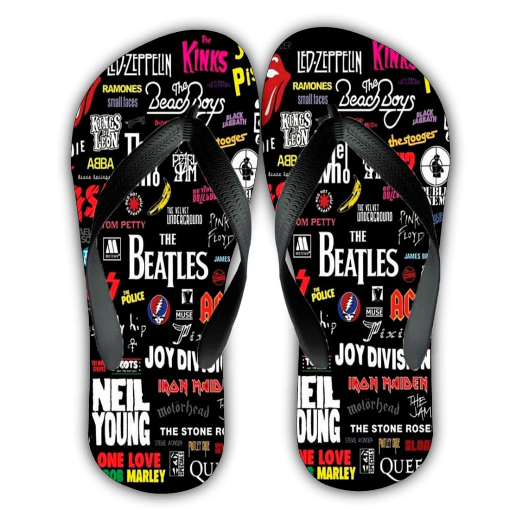 Chinelo Unissex Rock N' Roll Promoção