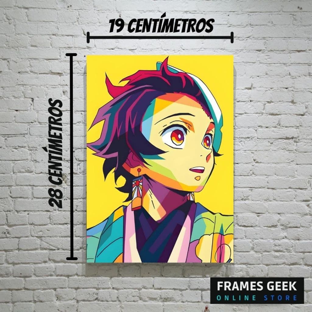 Demon Slayer Kimetsu no Yaiba placa decorativa Quadro Gamer Setup Quarto Sala Anime Mangá Geek