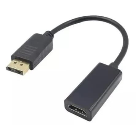 Cabo Adaptador Conversor Display Port Macho Para Hdmi 4K Fêmea/