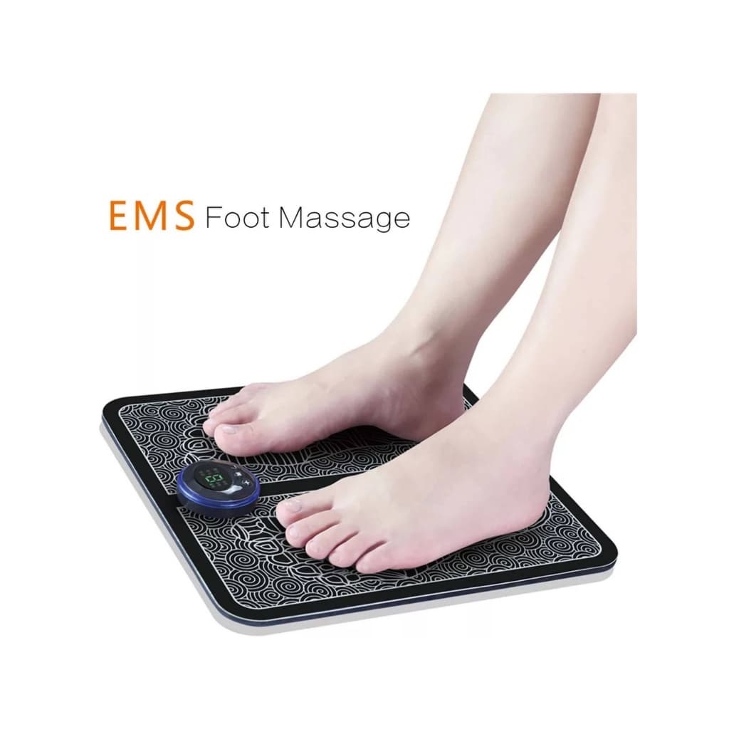Massageador Tapete Pulso Elétrico Perna Pés Ems Almofada Pé