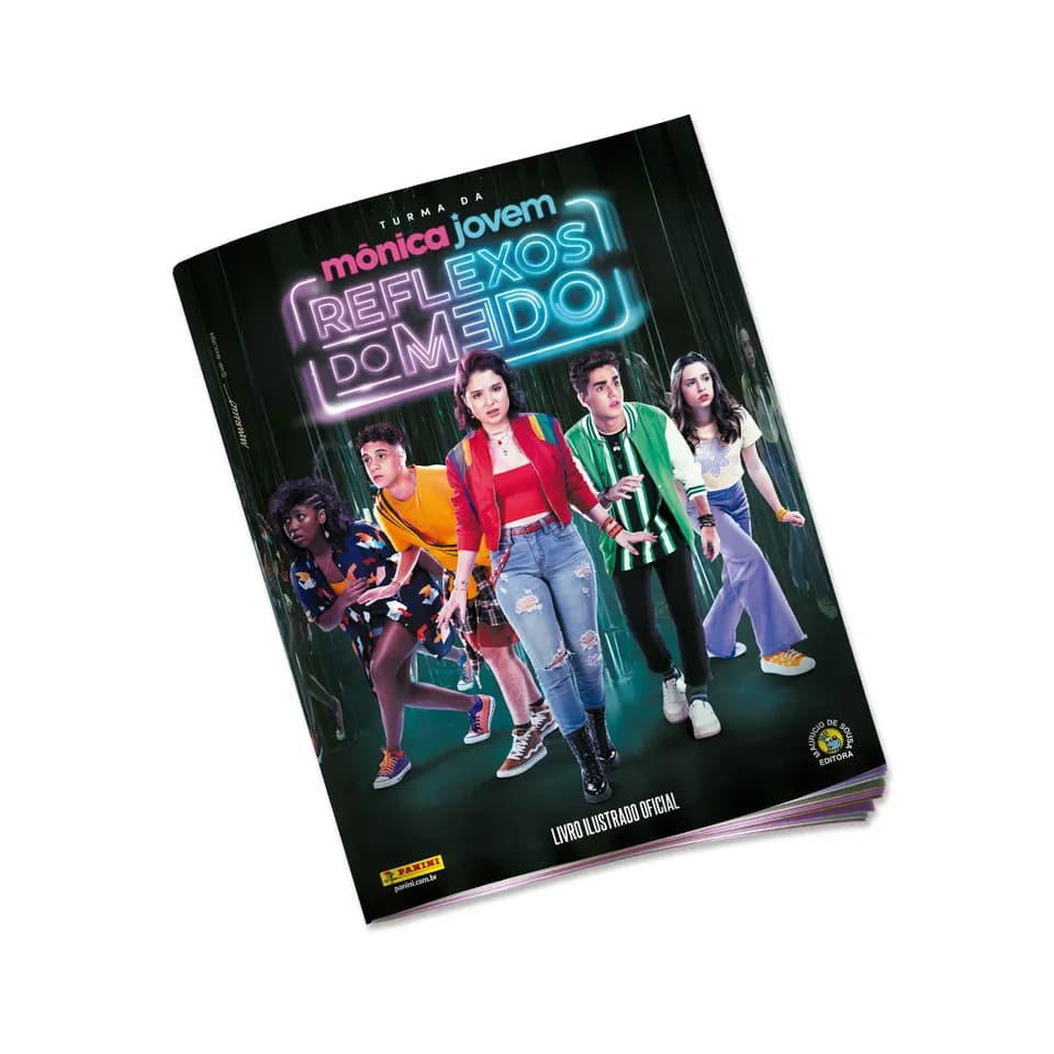 turma Da Mônica Jovem – Reflexos Do Medo - Álbum Capa Cartão+ figurinhas