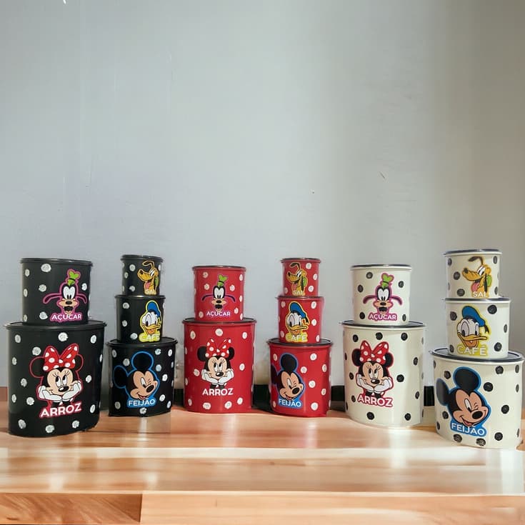 Mantimento 5 peças disney decorado