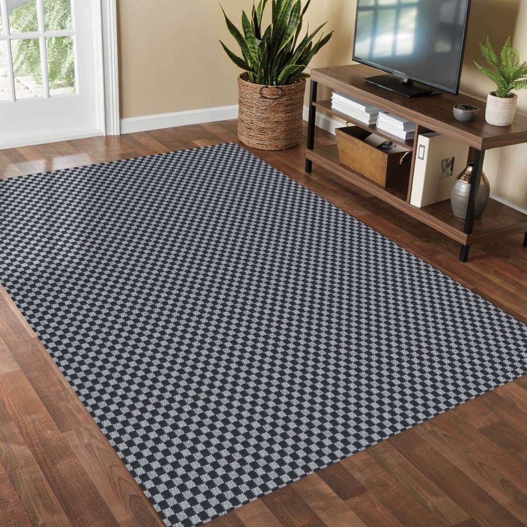 Tapete Sala Quarto Antiderrapante 100x140 Algodão Dama
