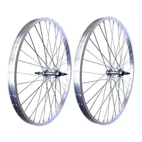 Par Roda Alumínio Aro 26 X 1.1/2 Para bicicleta modelo Monark ( barra forte ) FREIO VBRAK