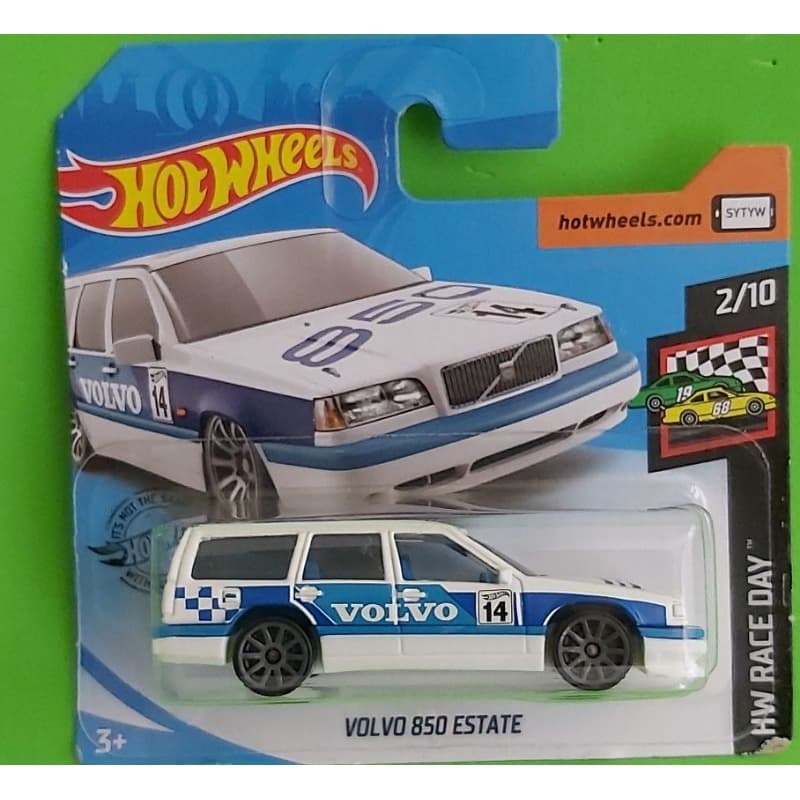 HOT WHEELS VOLVO ESTATE 850 LACRADO NA CARTELA ESCALA 1.64 TAMANHO 7CM COLEÇÃO ANTIGA