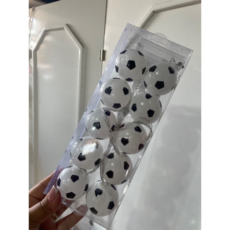 Varal de bola de led- futebol